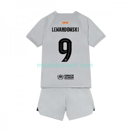 Maillot de Foot FC Barcelone Lewandowski 9 Troisième 2022-23 - Enfant